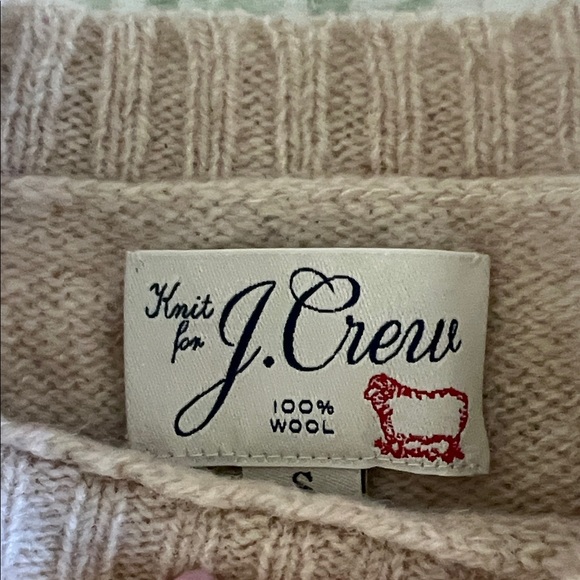 J. Crew Beige Cable Knit Sweater - Picture 2 of 7